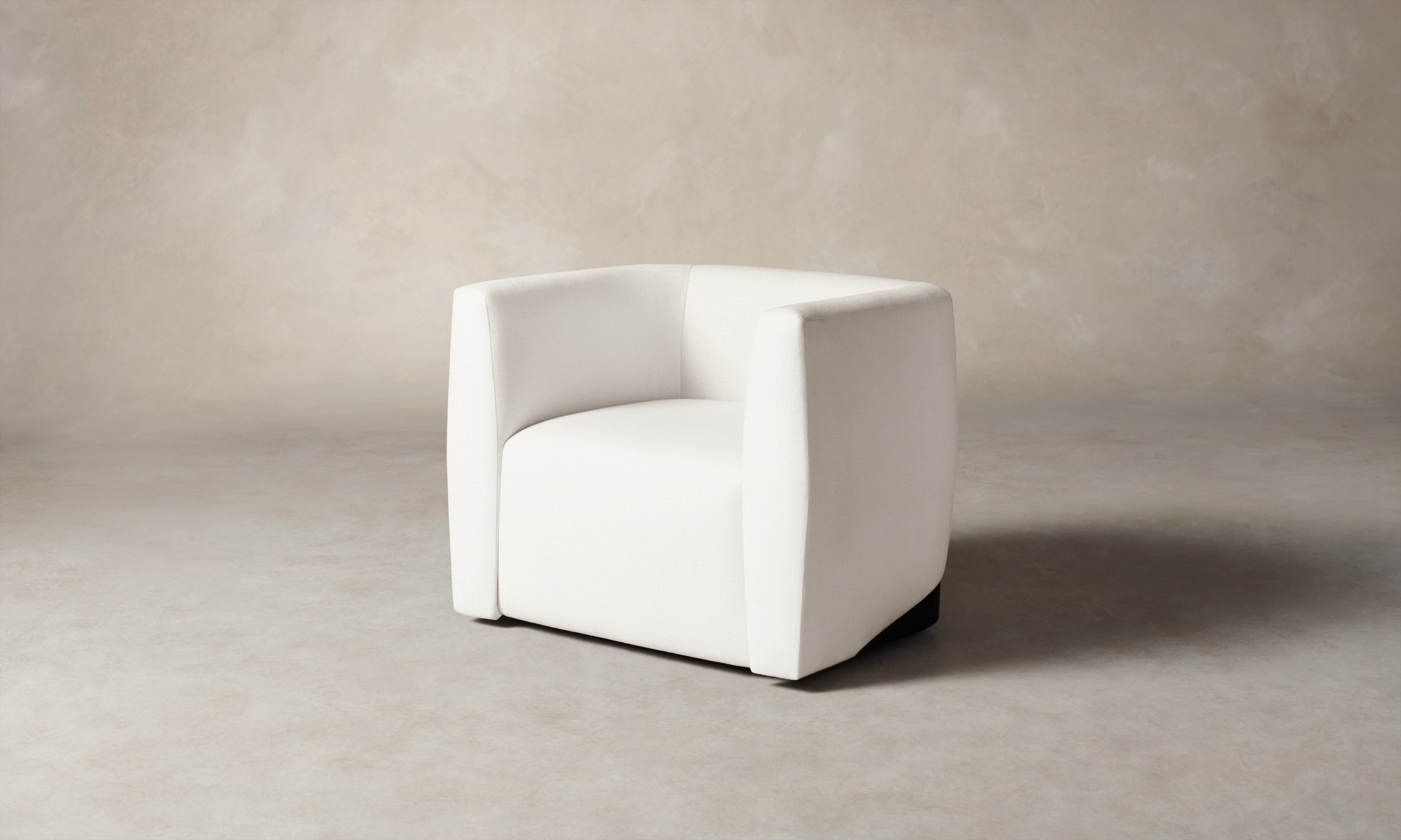 Henri Swivel Chair - Performance Woven Chenille Upholstery, Modern Accent Chair for Living Room, Bedroom or Office - Comfortable 360-Degree Rotating Seat with Lace Detailing