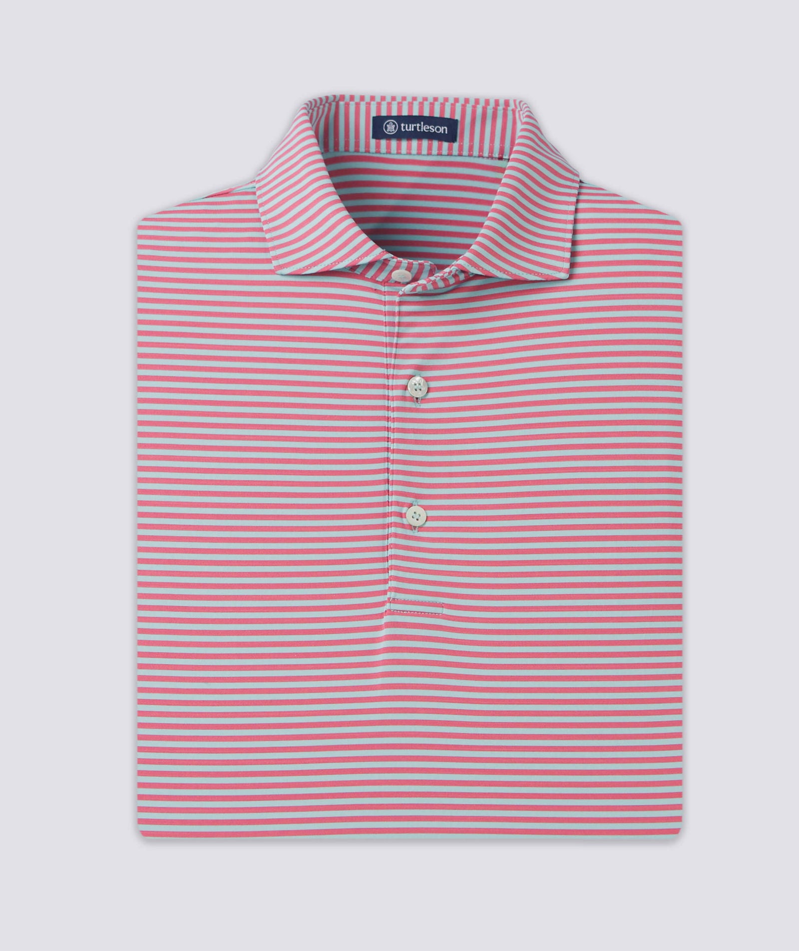 Edward Stripe Performance Polo Shirt for Men - Moisture-Wicking & Breathable Golf & Tennis Activewear - Perfect for Sports, Workouts & Casual Wear