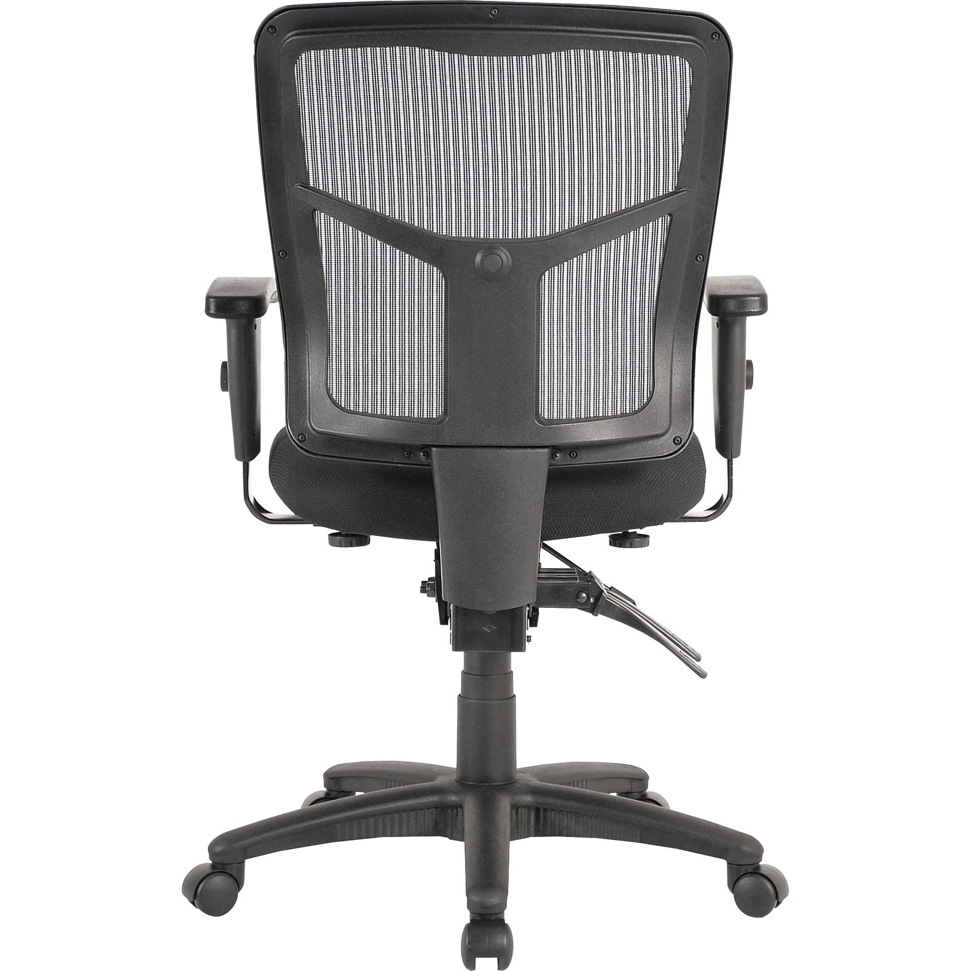 Lorell LLR86201 ErgoMesh Series Managerial Mid-Back Chair - Adjustable Ergonomic Office Chair for Home & Business Use, Comfortable Mesh Back Support for Long Hours Sitting