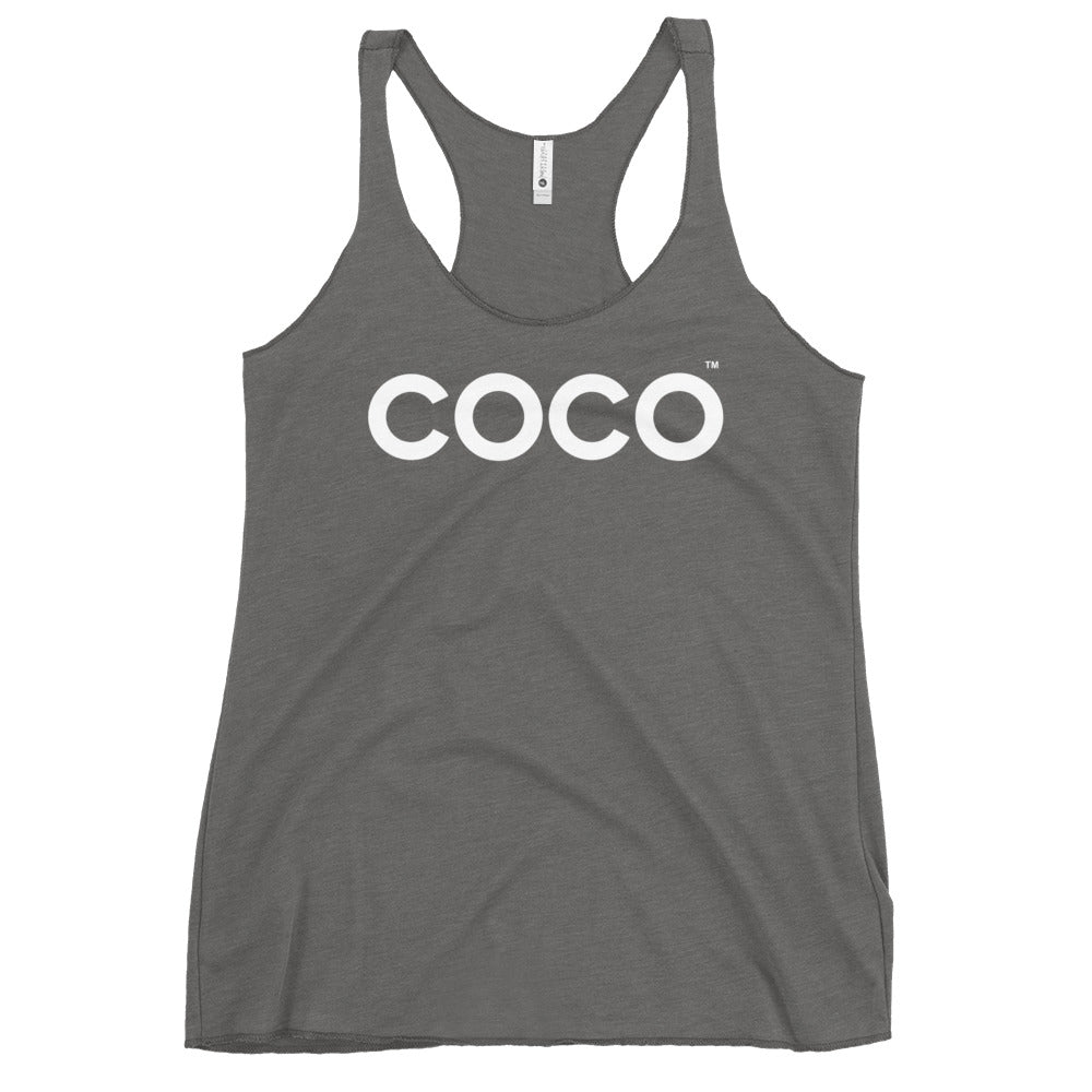 COCO Women's Racerback Tank Top - Breathable Workout Shirt for Yoga, Running & Gym - Comfortable Stretchy Athletic Wear for Women