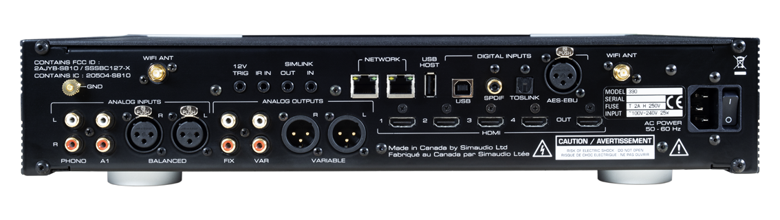 Moon 390 Network Player & Preamplifier - High-End Audio Streaming Device for Home Theater & Music Systems | Perfect for Audiophiles & Hi-Fi Enthusiasts