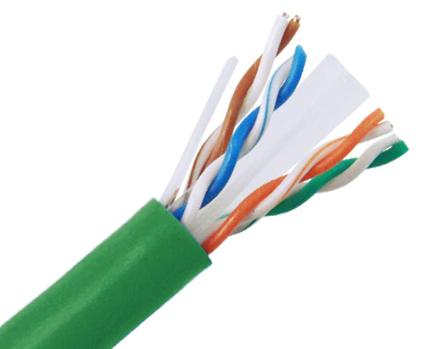 Premium CAT6A Plenum Bulk Ethernet Cable - 1000FT, CMP Rated, 23AWG Solid Copper for High-Speed Networking - Ideal for Office Buildings, Data Centers & Home Theater Installations