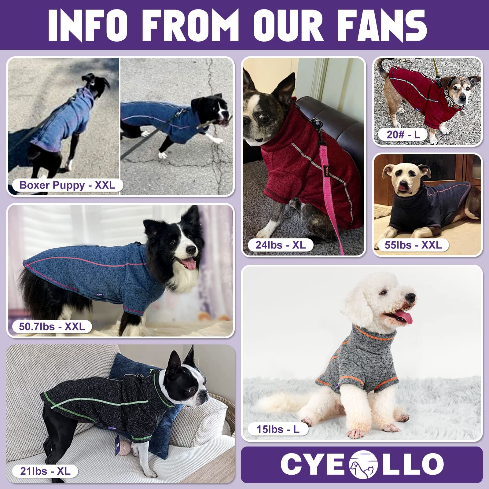 Warm Fleece Dog Sweater with Zipper & Reflective Stripes - Winter Coat for Small Dogs | Cozy Pet Apparel for Outdoor Walks & Cold Weather