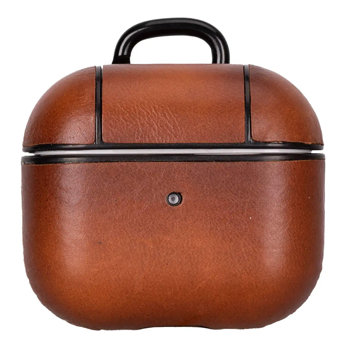 Premium Burnished Tan Leather Case for AirPods 3 - Protective Cover with Secure Fit - Perfect for Travel, Work & Everyday Use
