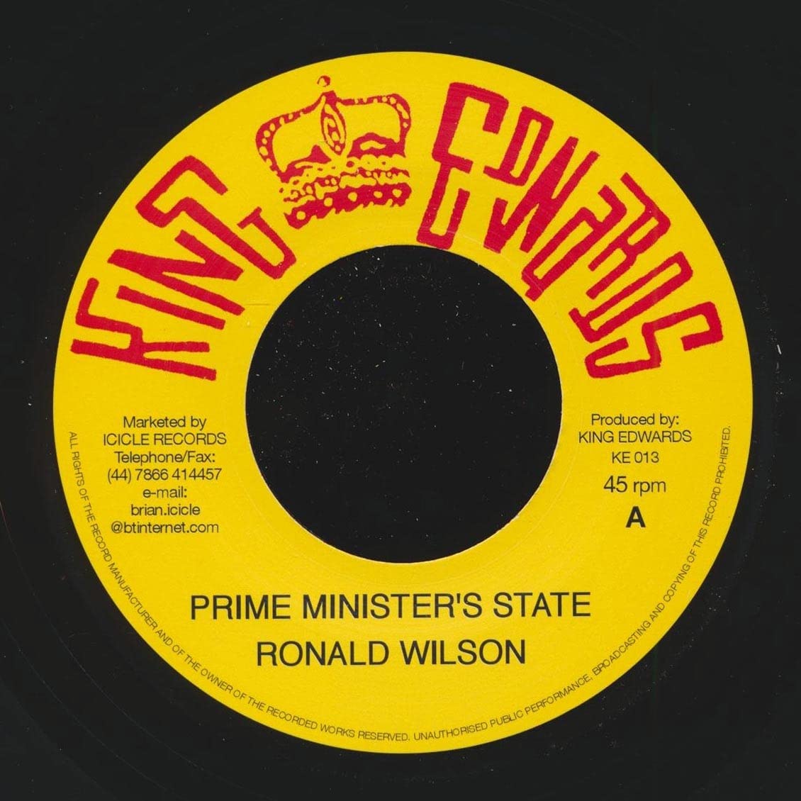 Prime Minister's State / The Upsetters - Strange Country Vinyl LP | Rare Reggae Album | Perfect for Music Collectors & Reggae Enthusiasts | Great for Home Listening, Parties & Gifts