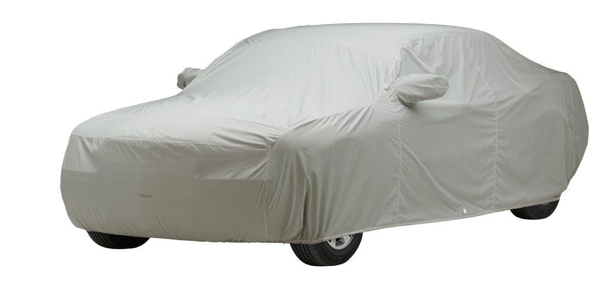 Covercraft Custom Fit Car Cover for Dodge Charger - WeatherShield HD Waterproof Protection (Gray) | All-Weather Outdoor & Indoor Storage for Sedan