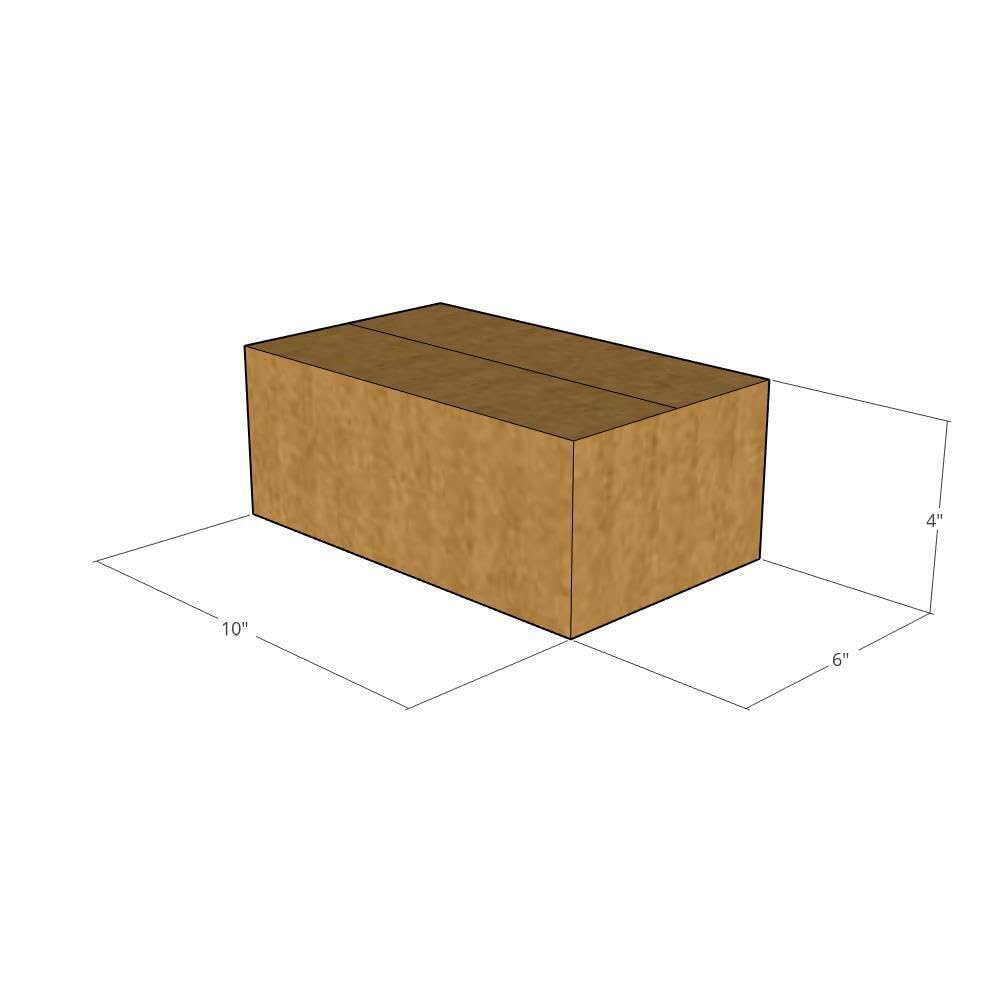 125-Pack 10x6x4 Inches 32 ECT Corrugated Moving Boxes | Heavy Duty Shipping Boxes for Business, Office & Home Use | Perfect for Packing, Storage & Ecommerce Shipping