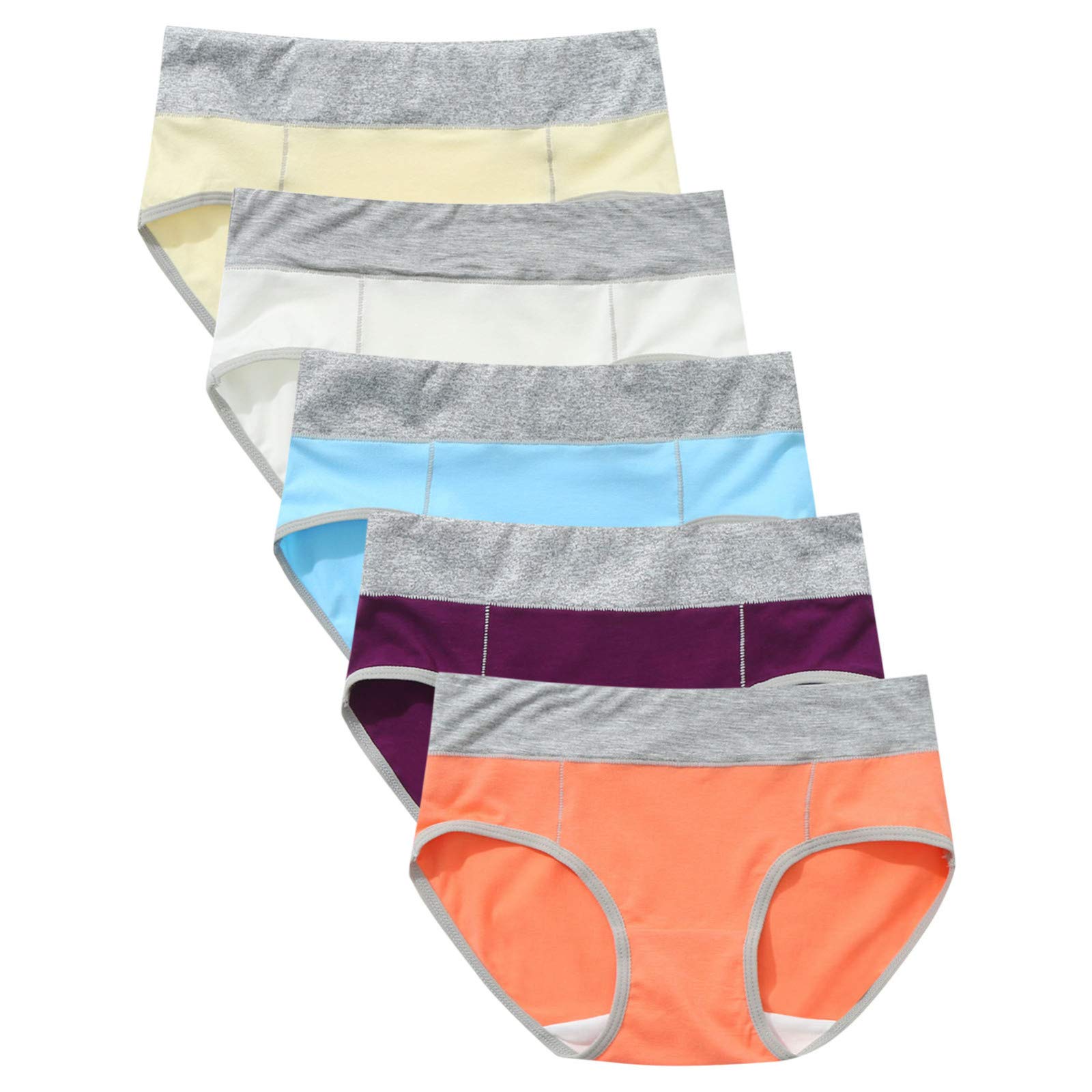 Xiloccer Women's Cotton Cheeky Panties - Soft Breathable Underwear for Everyday Comfort | Perfect for Workout, Yoga & Daily Wear