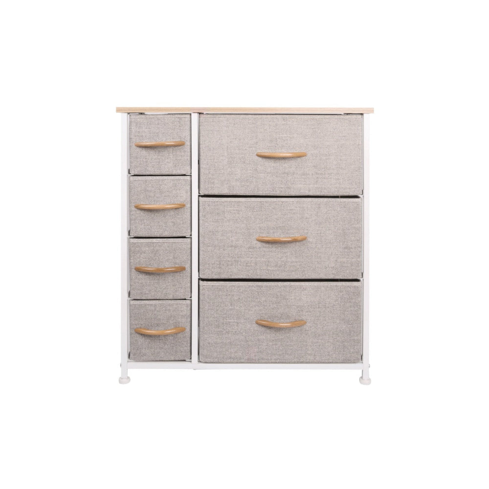 7-Tier Storage Cabinet with Drawers - Organizer for Bedroom, Closet, Office & Living Room - Space-Saving Chest of Drawers for Home Organization
