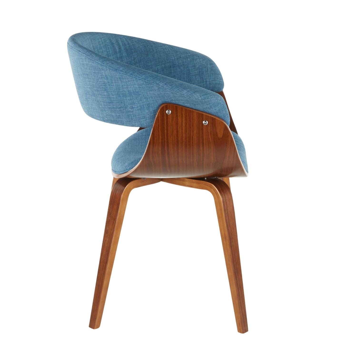 Vintage Mod Upholstered Dining Chair - Mid-Century Modern Kitchen Chair for Dining Table | Perfect for Home, Office & Restaurant Use