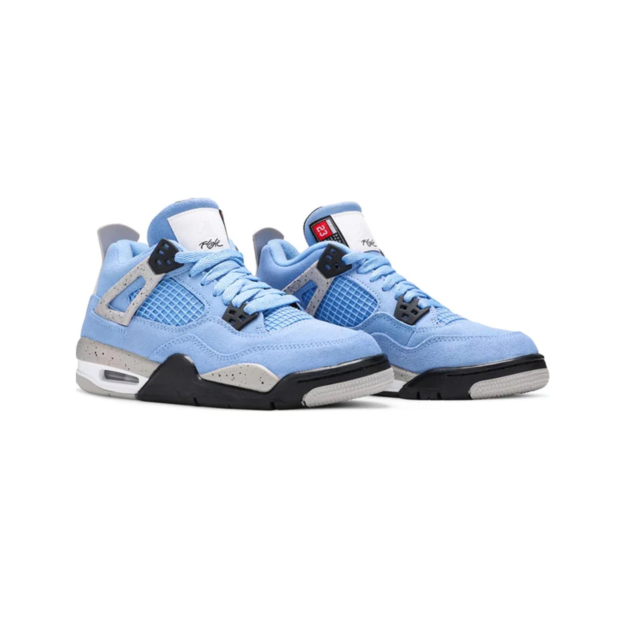 Air Jordan 4 Retro 'University Blue' GS Sneakers (2021 Release) - Men's/Women's Basketball Shoes for Casual Wear & Street Fashion