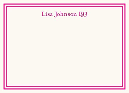 Personalized Stationery Note Cards with Raised Ink - Custom Monogrammed Thank You Cards for Weddings, Birthdays & Special Occasions - Perfect for Handwritten Notes, Gifts & Elegant Correspondence