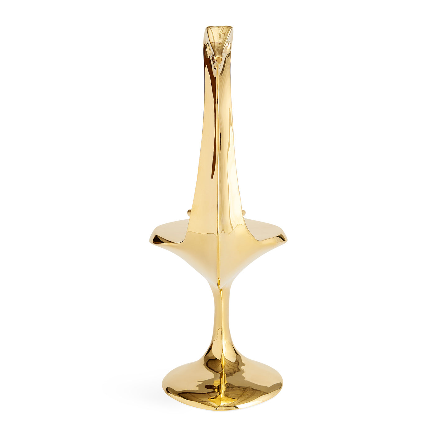 Handmade Brass Bird Menorah - Elegant Hanukkah Candle Holder for Jewish Holiday Decor & Home Table Centerpiece
