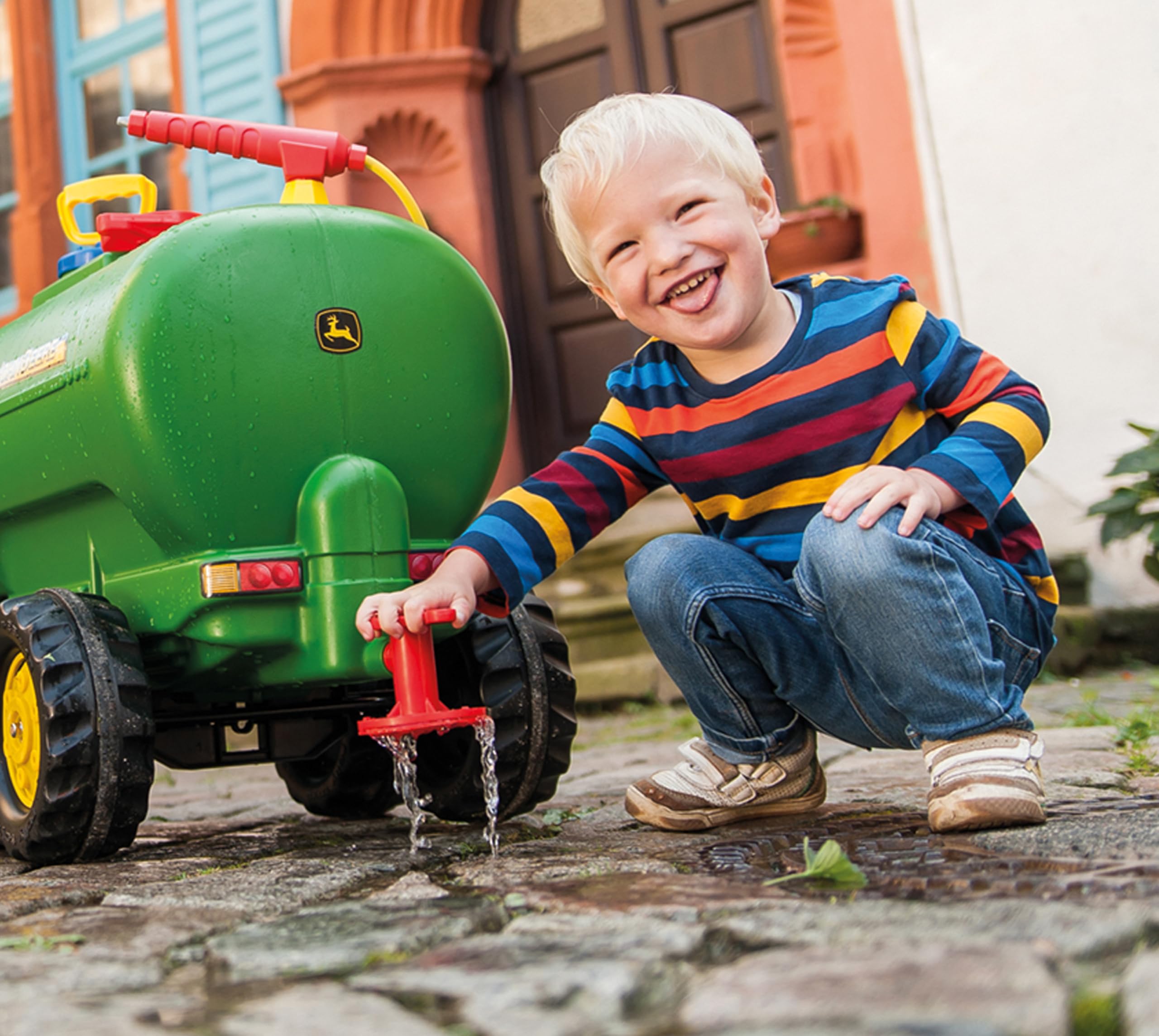 John Deere Water Tanker Toy for Kids - Realistic Farm Vehicle Play Set - Perfect for Outdoor and Indoor Pretend Play, Farm-Themed Birthday Gifts