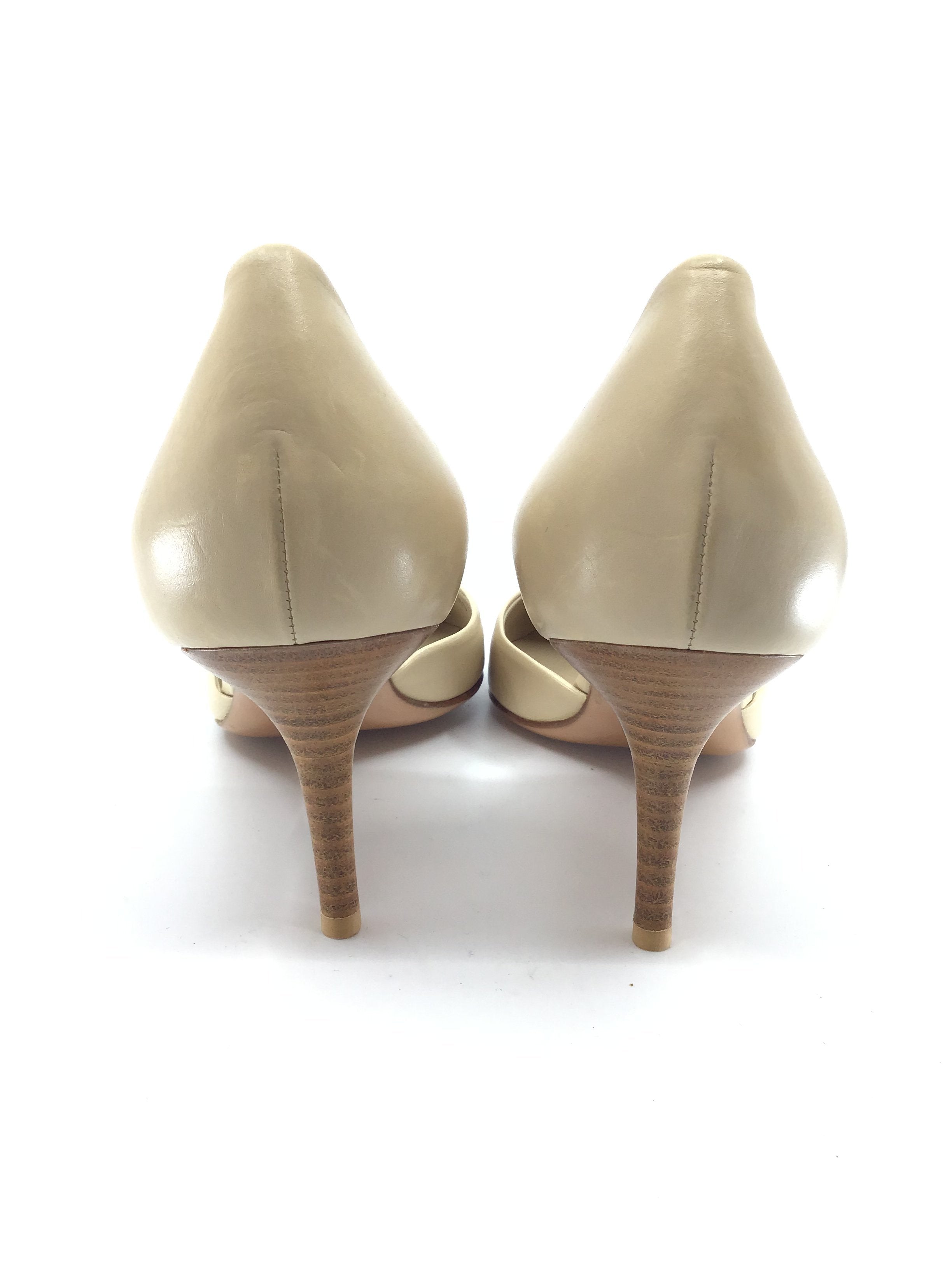 Salvatore Ferragamo Women's Size 9.5 Leather Pumps - Elegant High Heel Dress Shoes for Work, Party & Special Occasions
