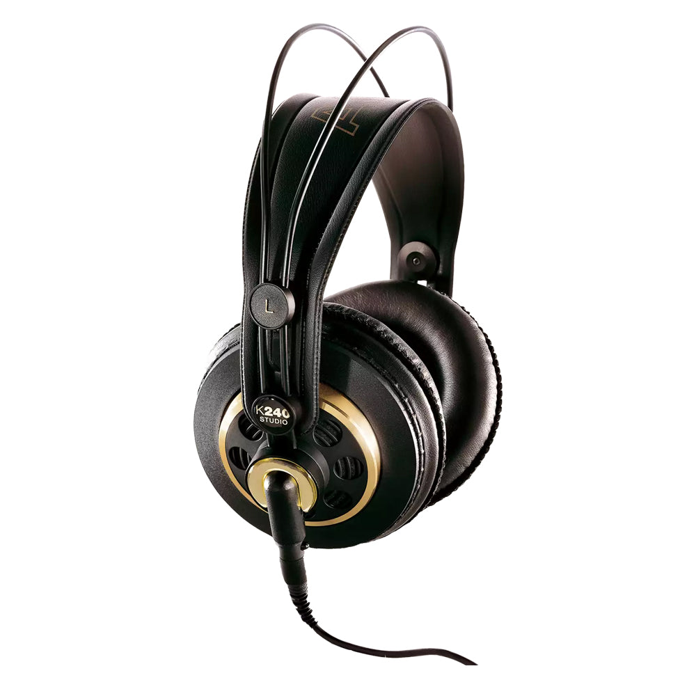 AKG K240 Studio Semi-Open Over-Ear Professional Studio Headphones for Recording, Mixing & Monitoring - Perfect for Home Studios, Podcasting & Music Production