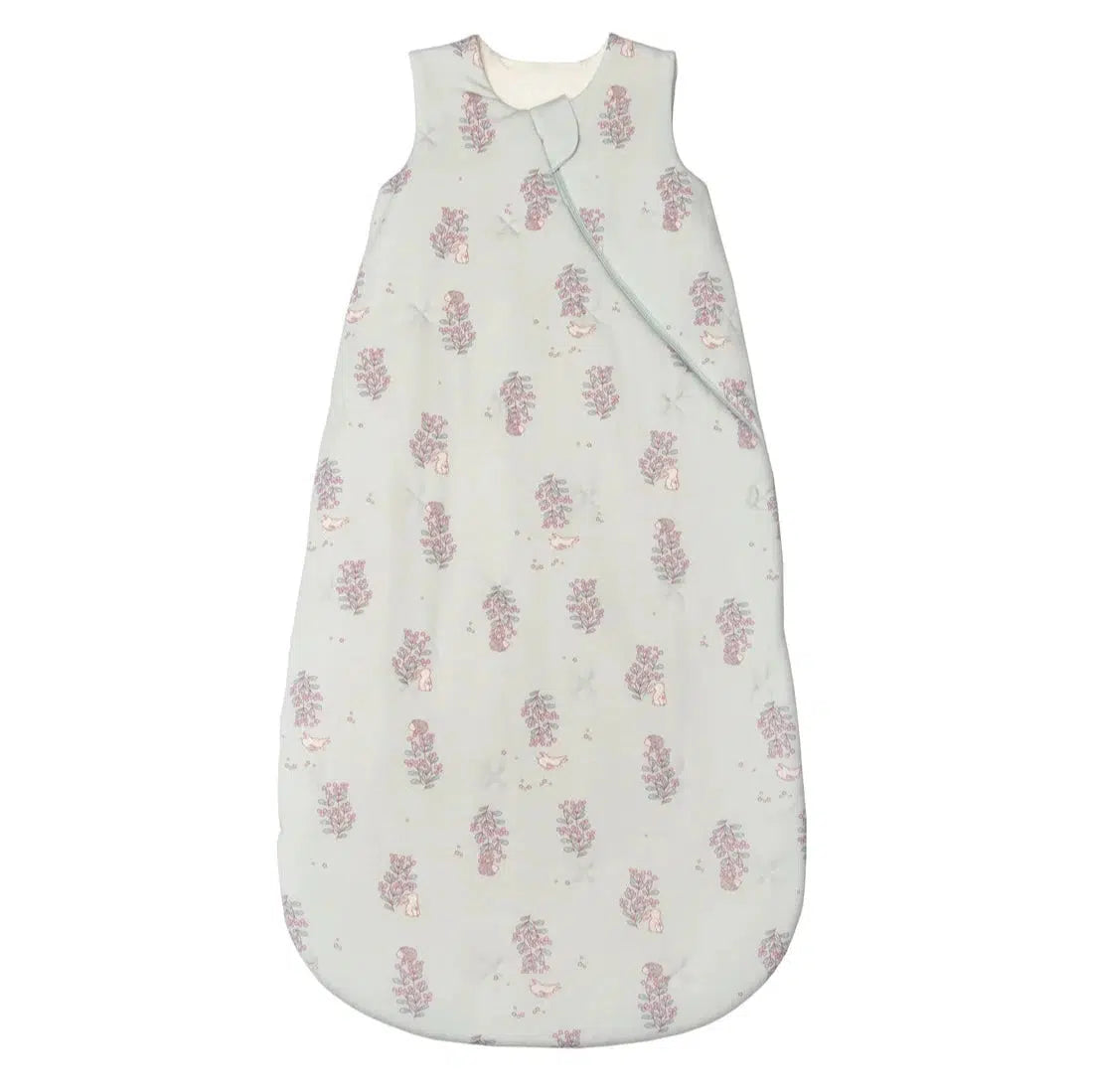 LouLou Lollipop Baby Sleep Sack - 100% Tencel 2.5 Tog Sleeping Bag for Infants & Toddlers - Hedgehog Forest Print - Soft & Breathable for Nursery, Daycare & Travel