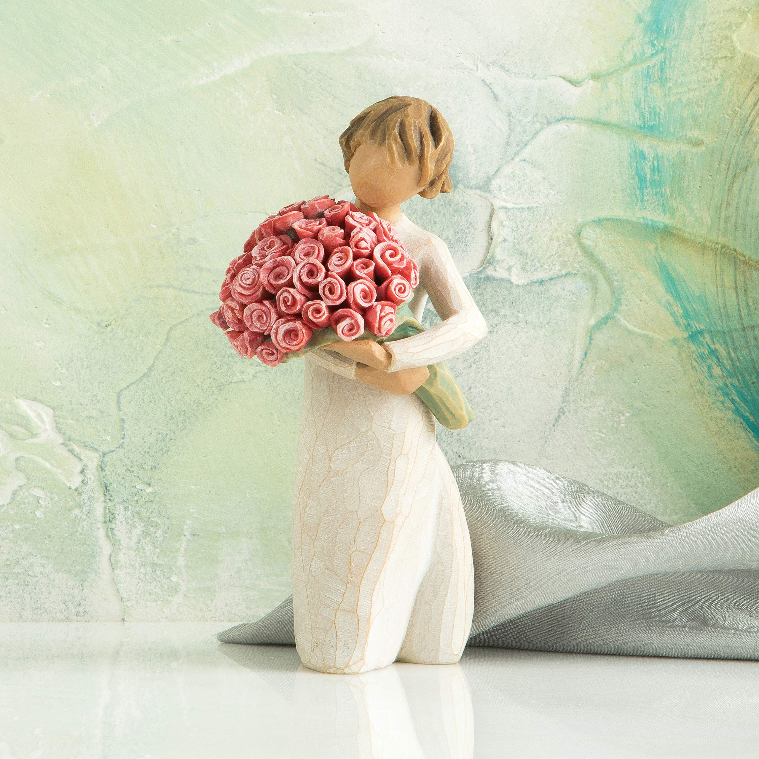 Willow Tree Abundance Hand-Painted Sculpture - Collectible Figurine for Home Decor, Gift Giving & Spiritual Inspiration