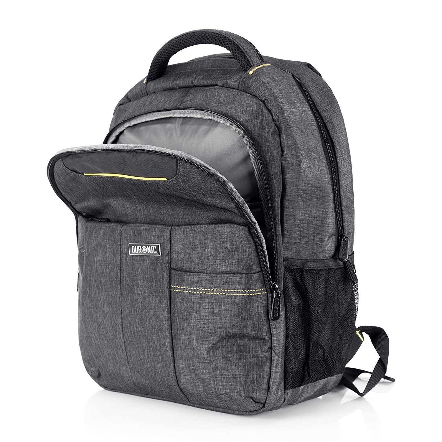 Duronic Lightweight Water-Resistant Travel Laptop Backpack - 15.6 Inch Business & School Computer Bag for Men, Women & Kids - Perfect for Work, College, Gym & Daily Commute - Durable Rucksack with USB Charging Port (Model LB13)