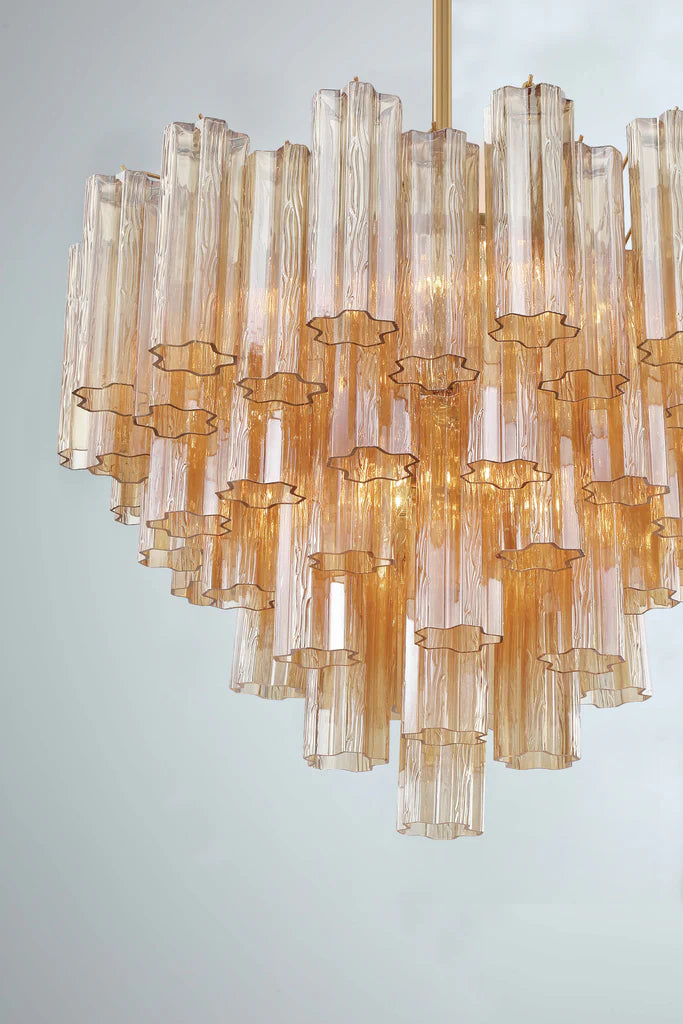 Elegant Tronchi Crystal Chandelier - Modern Luxury Ceiling Light Fixture for Dining Room, Living Room & Bedroom Decor