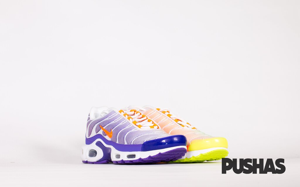 Nike Air Max Plus 'White Colour Flip' Running Shoes for Men - Lightweight Cushioned Sneakers for Gym, Workout & Casual Wear
