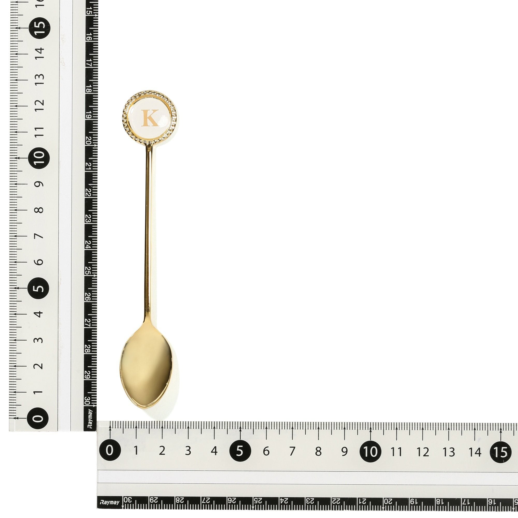 Elegant Initial Teaspoon Set - Personalized Monogram Tea Spoon for Coffee, Tea, and Desserts - Perfect for Gifts, Bridal Showers, and Home Decor