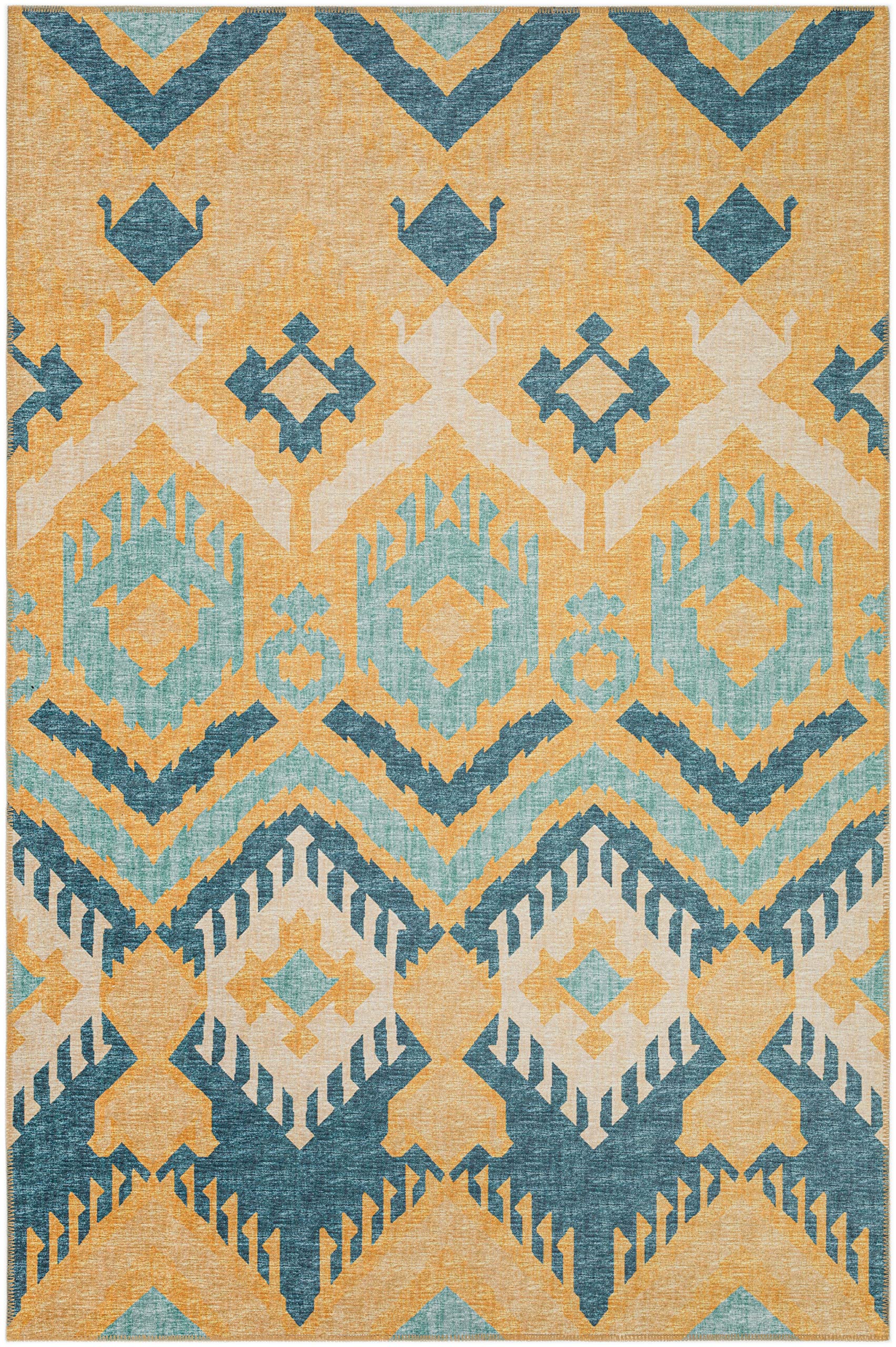 Addison Rugs Yuma AYU32 Yellow 8' x 10' Area Rug - Soft & Durable for Living Room, Bedroom, or Office Decor