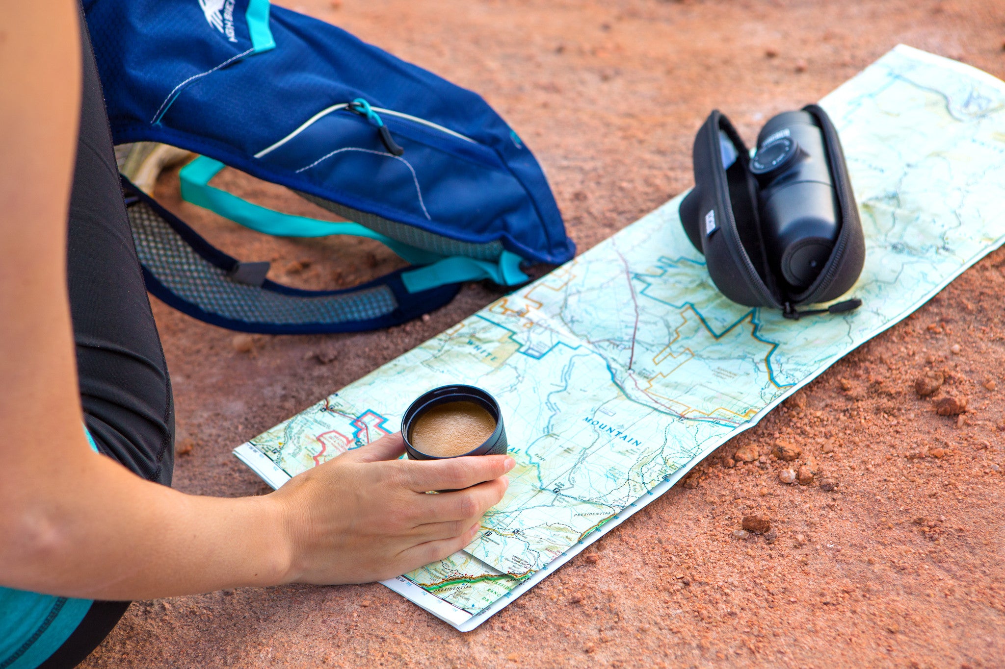 Portable Mini Espresso Maker Case - Durable Travel Coffee Accessory for Camping, Hiking & Outdoor Adventures