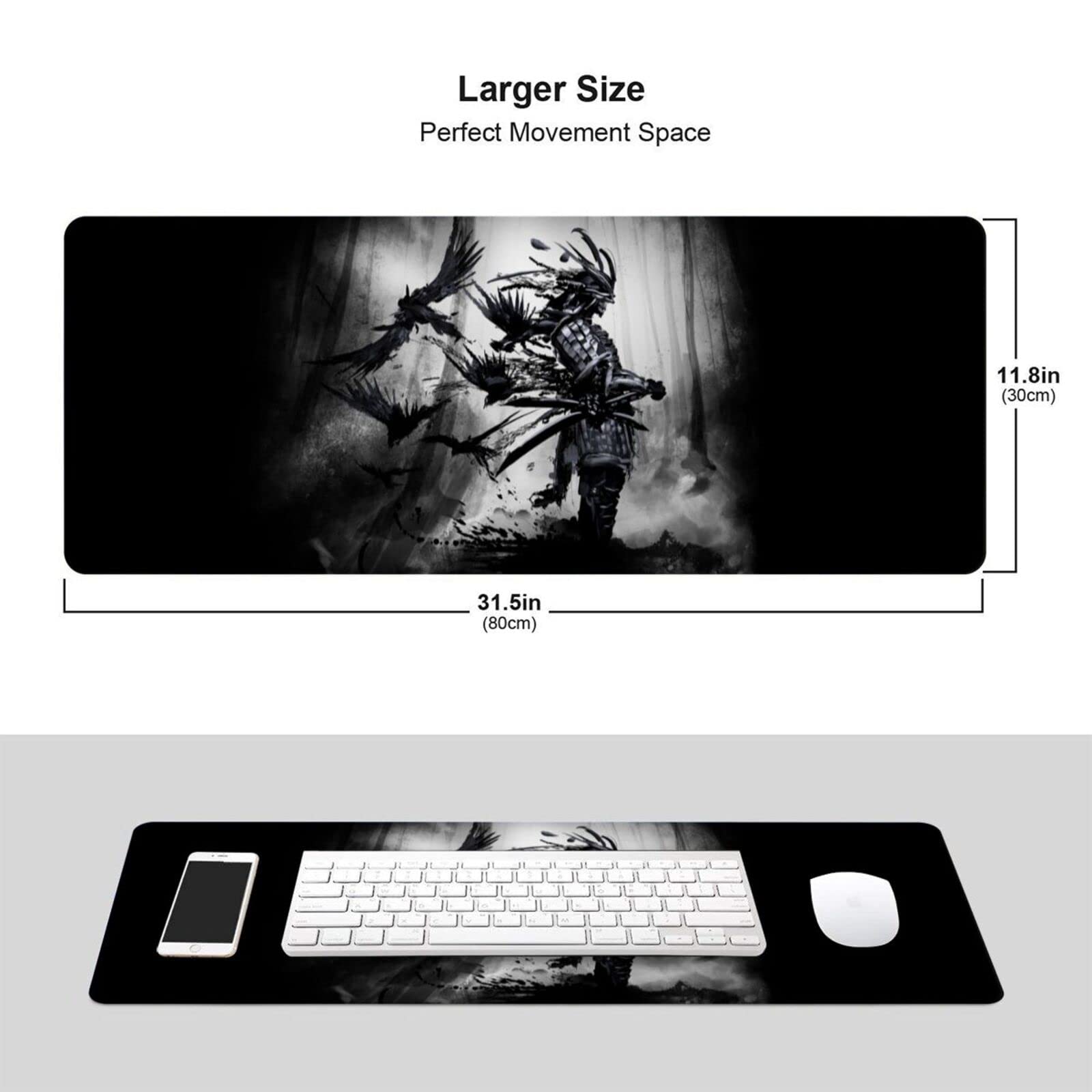Premium Japanese Gaming Mouse Pad - Extra Large XL Extended Desk Mat (31.5