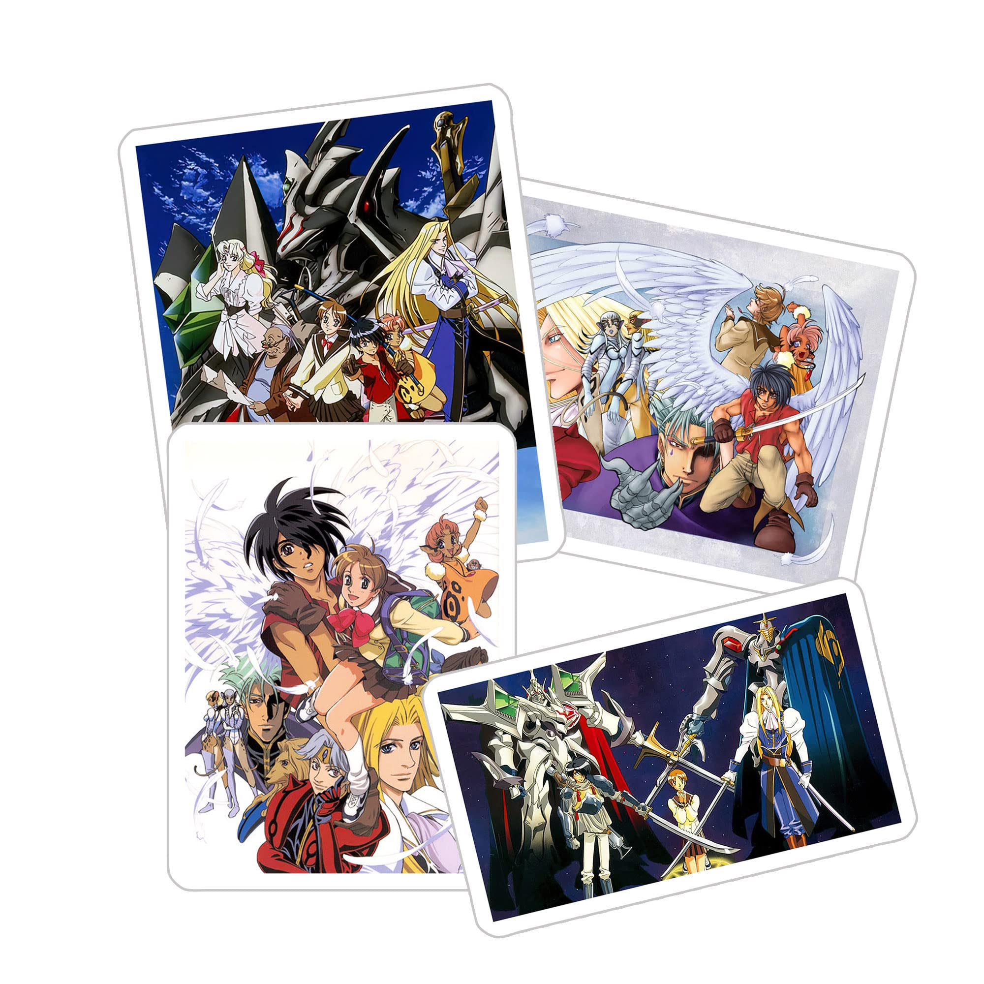 The Vision of Escaflowne Hitomi Kanzaki Van Fanel Merle 4-Piece Funny Sticker Set - 3