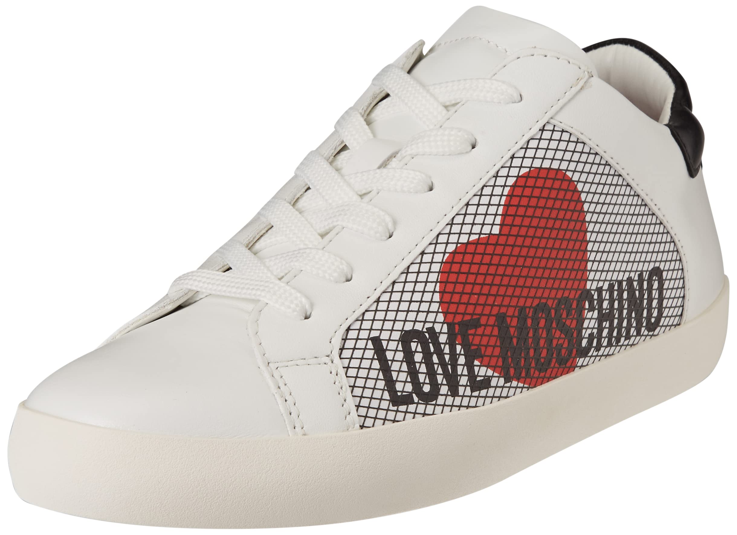 Love Moschino Women's Free Love Sneakers in White - Stylish Casual Shoes for Everyday Wear & Fashion Outfits