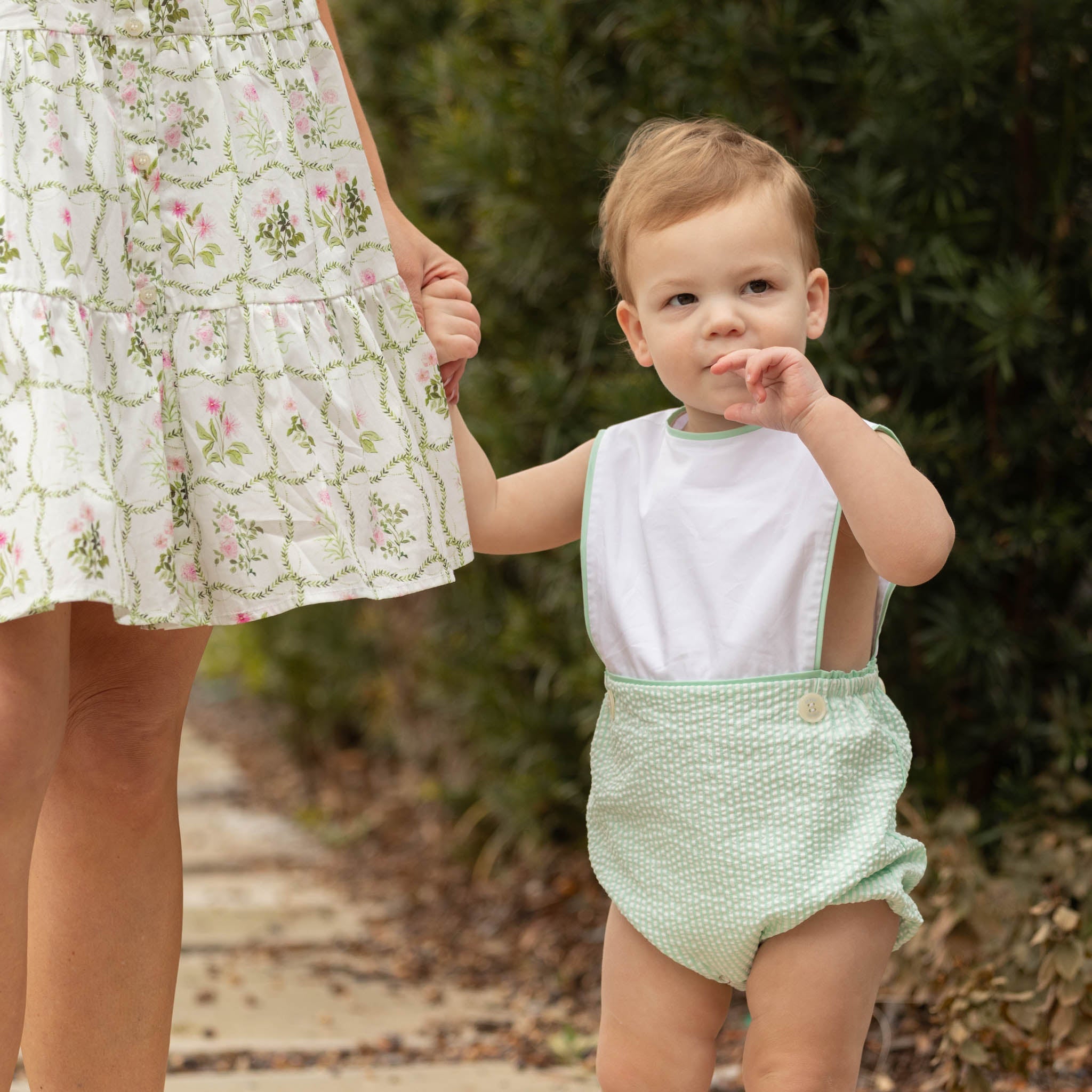Andrew Bubble in Mid Ocean Mint Seersucker - Lightweight Summer Shirt for Men, Breathable Casual Wear, Perfect for Beach Vacations & Outdoor Activities