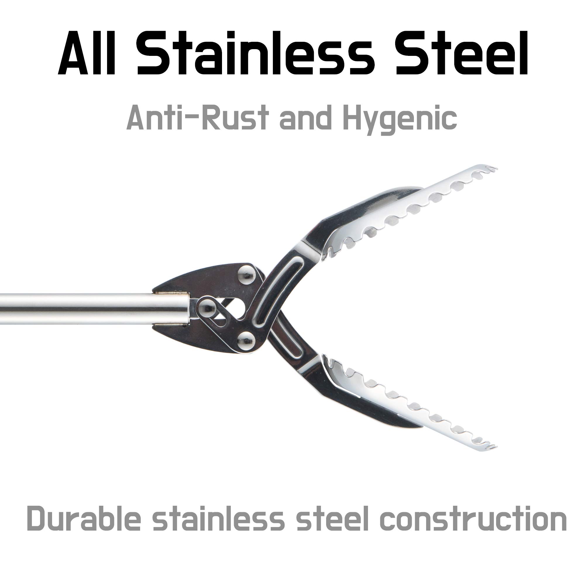 Heavy Duty Stainless Steel Grabber Reacher Tool - 32