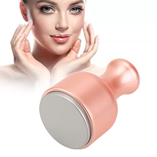 Ice Roller for Face - Cooling Massager for Puffiness Relief & Skin Firming | Pink Ice Applicator for Skin Care & Repair | Perfect for Morning Routine & Post-Workout Recovery