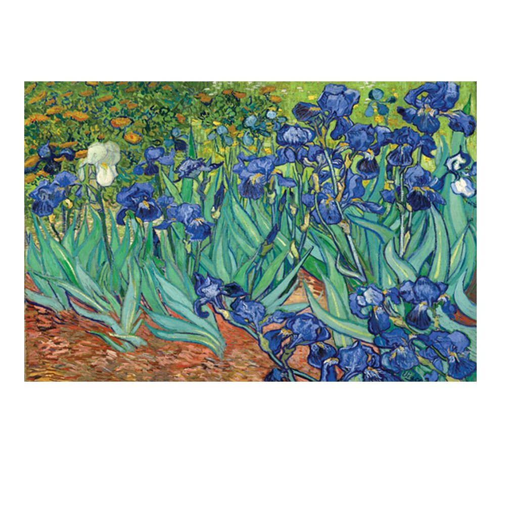 1000 Piece Jigsaw Puzzle of Famous Painting Iris by Van Gogh - Premium Art Puzzle for Adults, Home Decor & Relaxation - Perfect for Family Game Night, Stress Relief & Wall Art Display