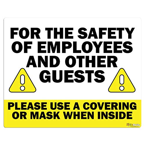 For Safety of All - Wear Mask, Yellow