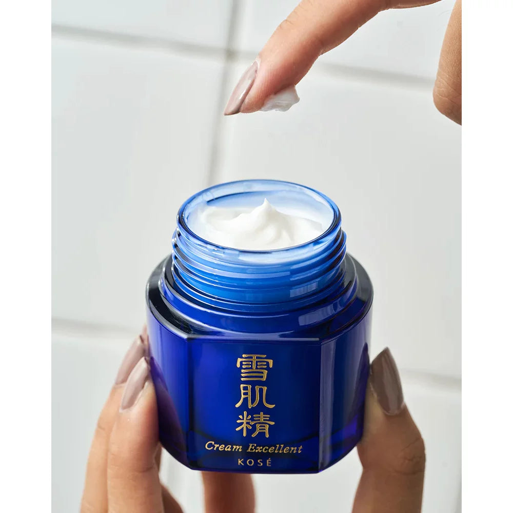 Kose Sekkisei Excellent Spot Treatment Moisturizing Cream 50g - Brightening & Hydrating Face Moisturizer for Dark Spots & Uneven Skin Tone - Perfect for Night Skincare Routine & Daily Hydration