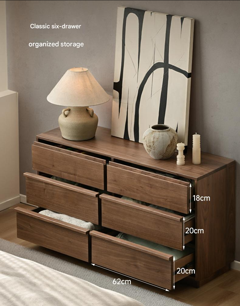 Premium Black Walnut Solid Wood Storage Box - Handcrafted Organizer for Jewelry, Keepsakes & Home Decor | Perfect for Bedroom, Office & Gift Giving