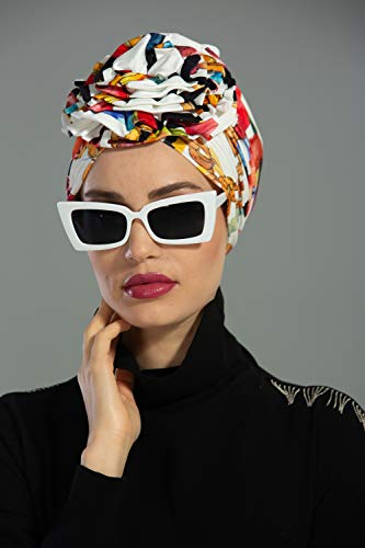 Stylish Cotton Turban Head Wrap for Women - Soft & Breathable Hair Scarf - Perfect for Yoga, Beach, or Everyday Fashion Accessory