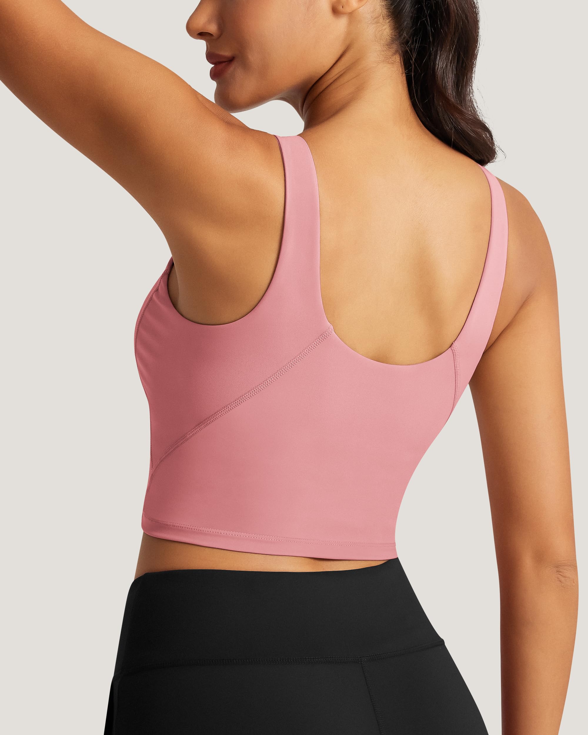 High Neck Sports Bras for Women - Comfortable Workout Tops with Support for Running, Yoga & Gym - Breathable & Moisture-Wicking Activewear