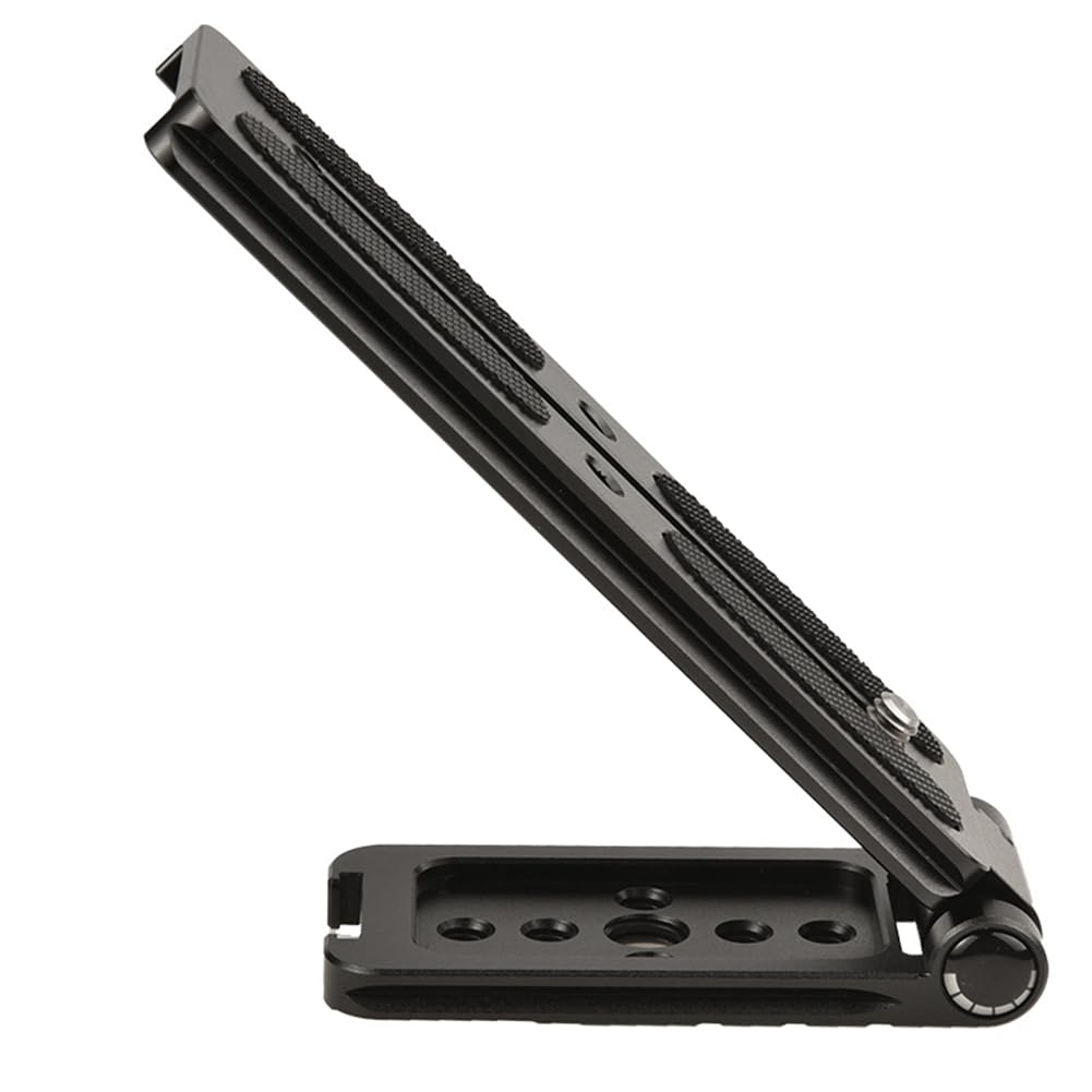 Universal L-Plate L Bracket for DSLR Cameras - Arca-Swiss Compatible Quick Release Plate with Cold Shoe Mount - Vertical & Horizontal Shooting for Tripods - Perfect for Landscape, Portrait & Studio Photography