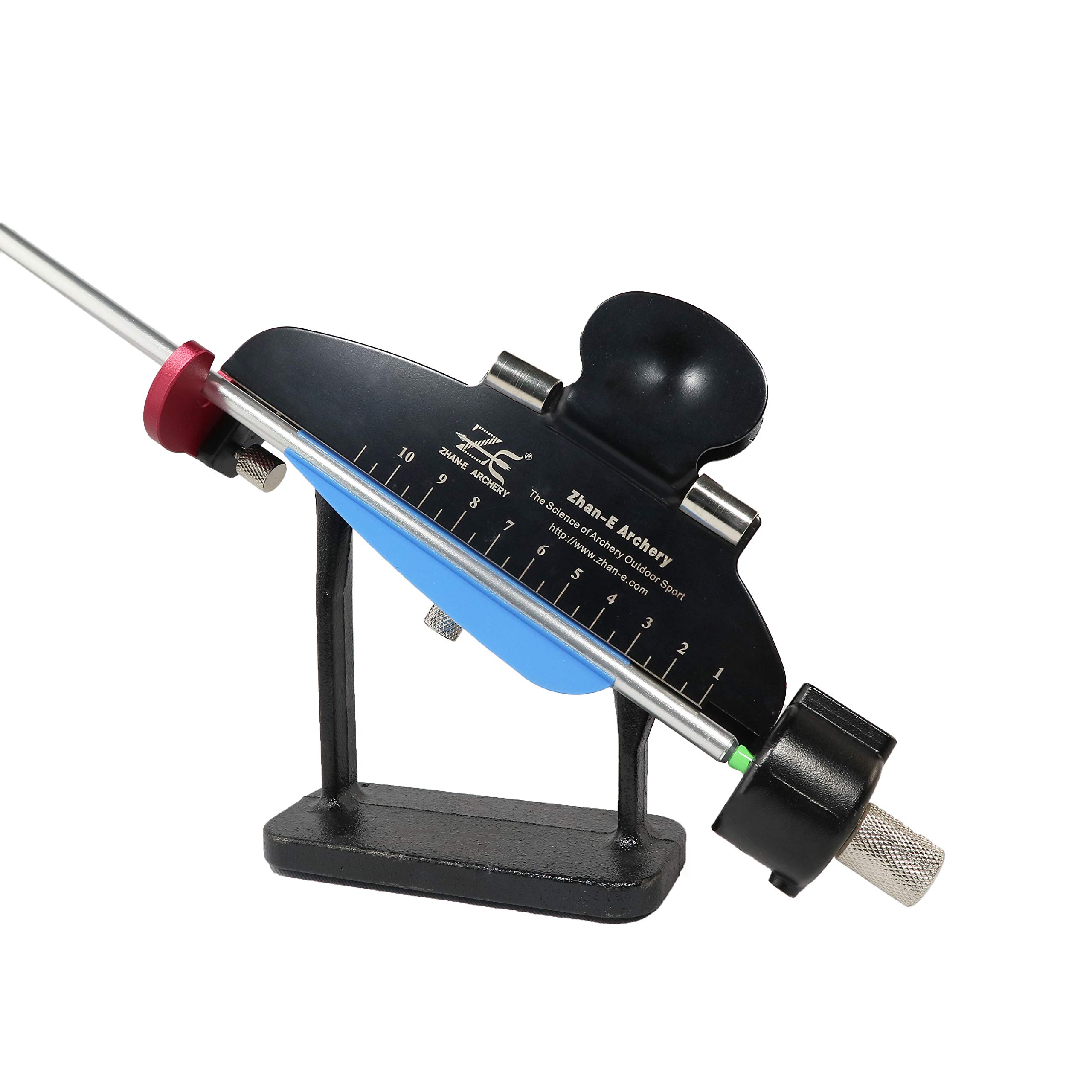 Adjustable Arrow Fletching Jig Tool Kit with Straight Clamp - DIY Archery & Crossbow Bolt Feather/Vanes Replacement - Perfect for Hunting, Target Practice & Outdoor Sports