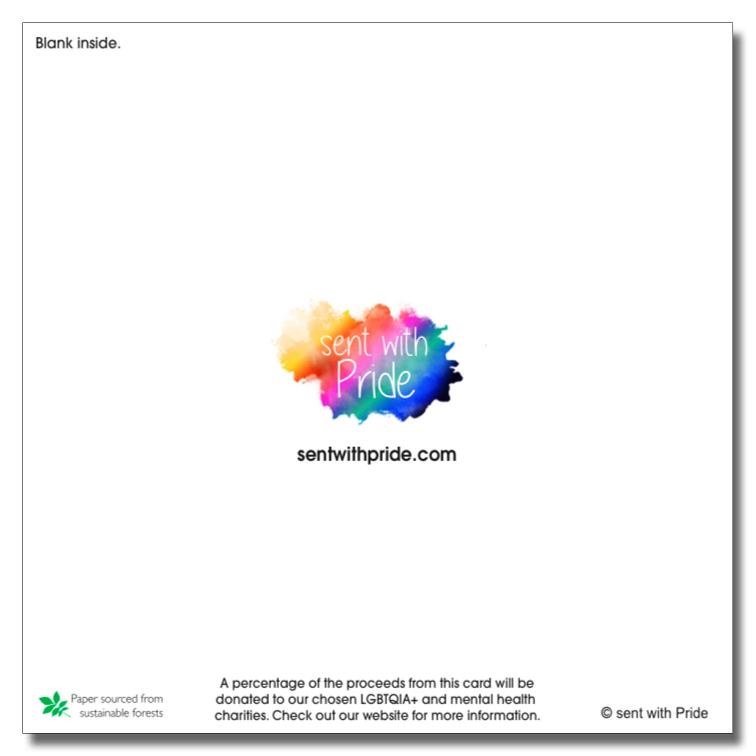 Mr and Mr Card - LGBTQIA+ Greeting Card for Gay Pride, Anniversary & Wedding - Premium 150mm x 150mm 300gsm Card - Perfect for Celebrations, Gifts & Special Occasions