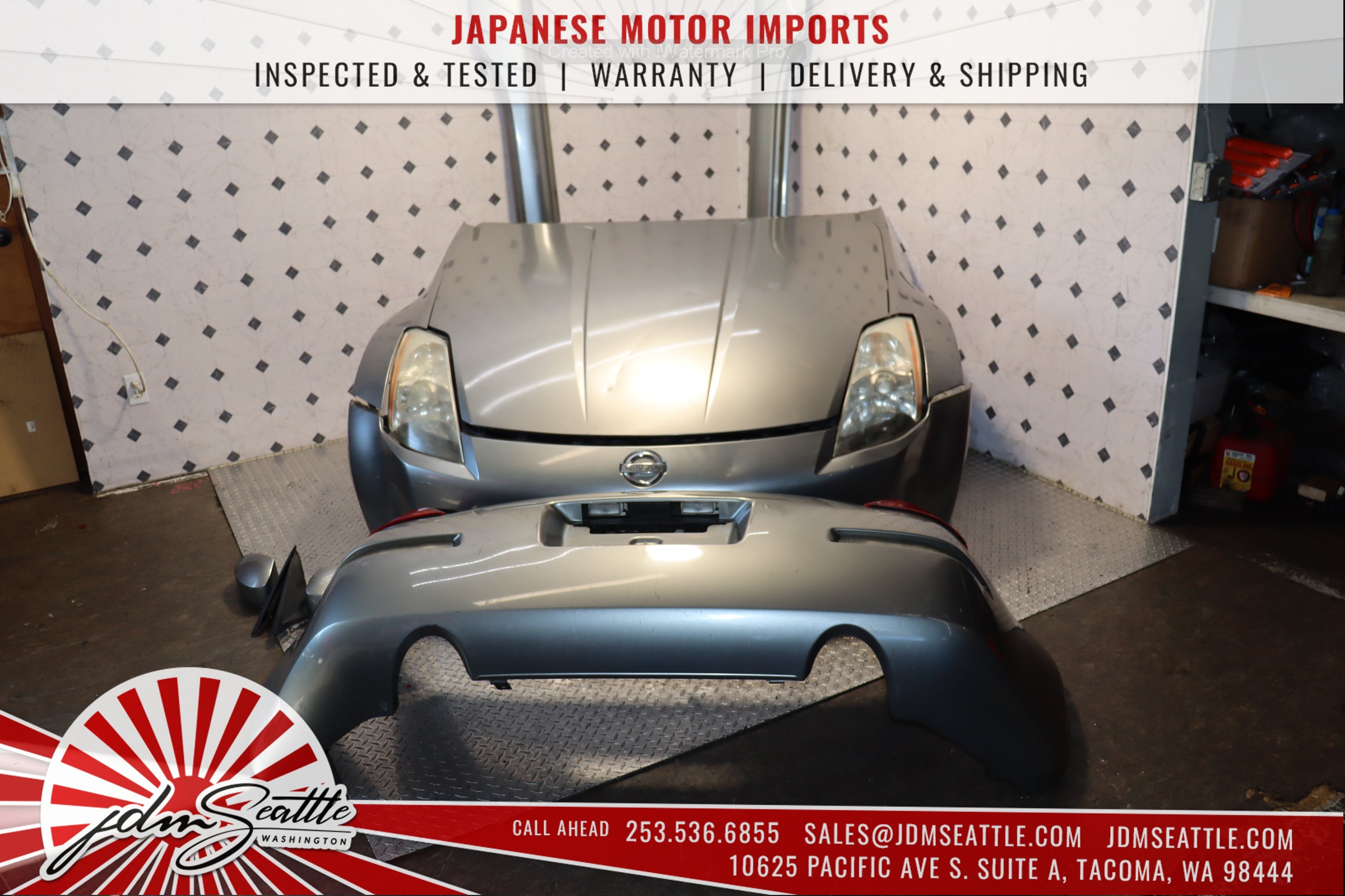 JDM 03-05 Nissan 350Z Z33 Front End Conversion Nose Cut Clip - Upgrade Your Nissan 350Z Front Bumper for a Sleek JDM Look | Perfect for Car Enthusiasts & Custom Builds