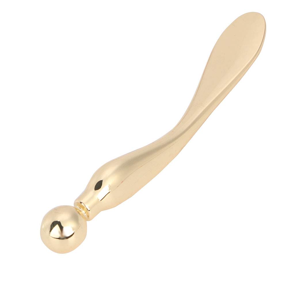 Shanrya Gold Anti-Wrinkle Face Massage Stick - Portable Mini Facial Massager for Women, Home & Travel Use - Reduce Fine Lines & Wrinkles, Improve Skin Elasticity - Perfect for Daily Skincare Routine & Relaxation