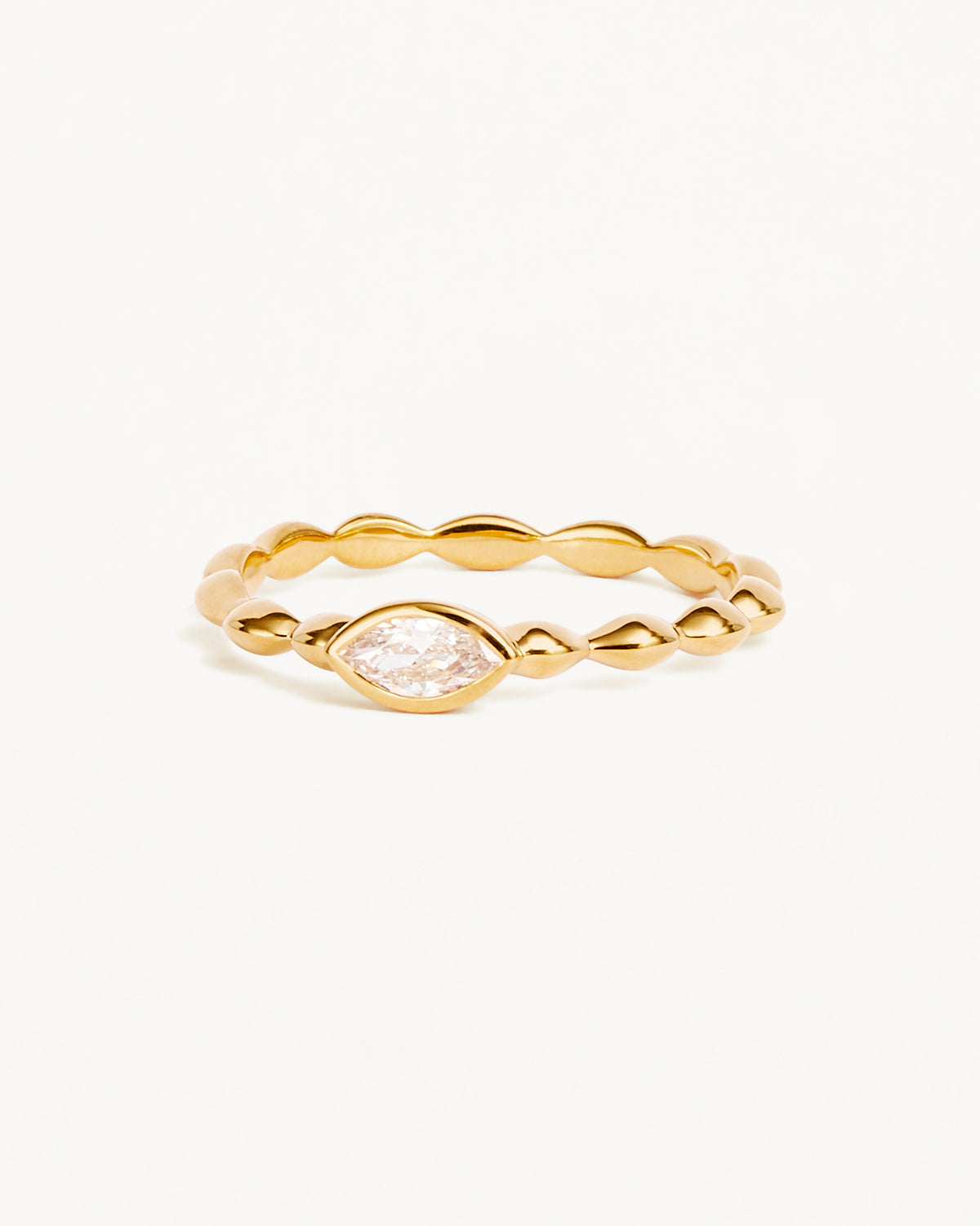 18K Gold Vermeil Lucky Eye Ring for Women - Elegant Evil Eye Protection Jewelry - Perfect for Gifts, Everyday Wear & Special Occasions