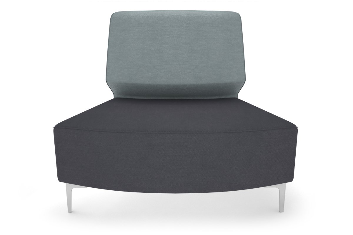 Mondo Round Small Back Lounge Chair - Modern Accent Seating for Living Room, Bedroom, or Office - Perfect for Relaxing and Reading