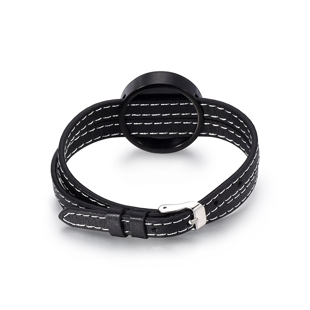 Aromatherapy Essential Oil Diffuser Bracelet - Leather Cuff Locket Pendant Jewelry for Stress Relief & Relaxation | Perfect for Yoga, Meditation & Daily Wear