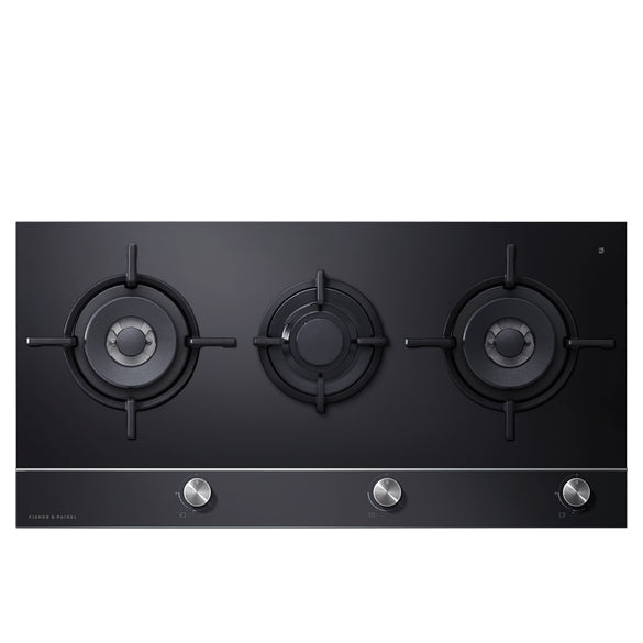 90cm 3 Burner Gas Hob - CG903DTGGB4 Stainless Steel Cooktop for Home Kitchen | Perfect for Apartments, RVs & Outdoor Cooking