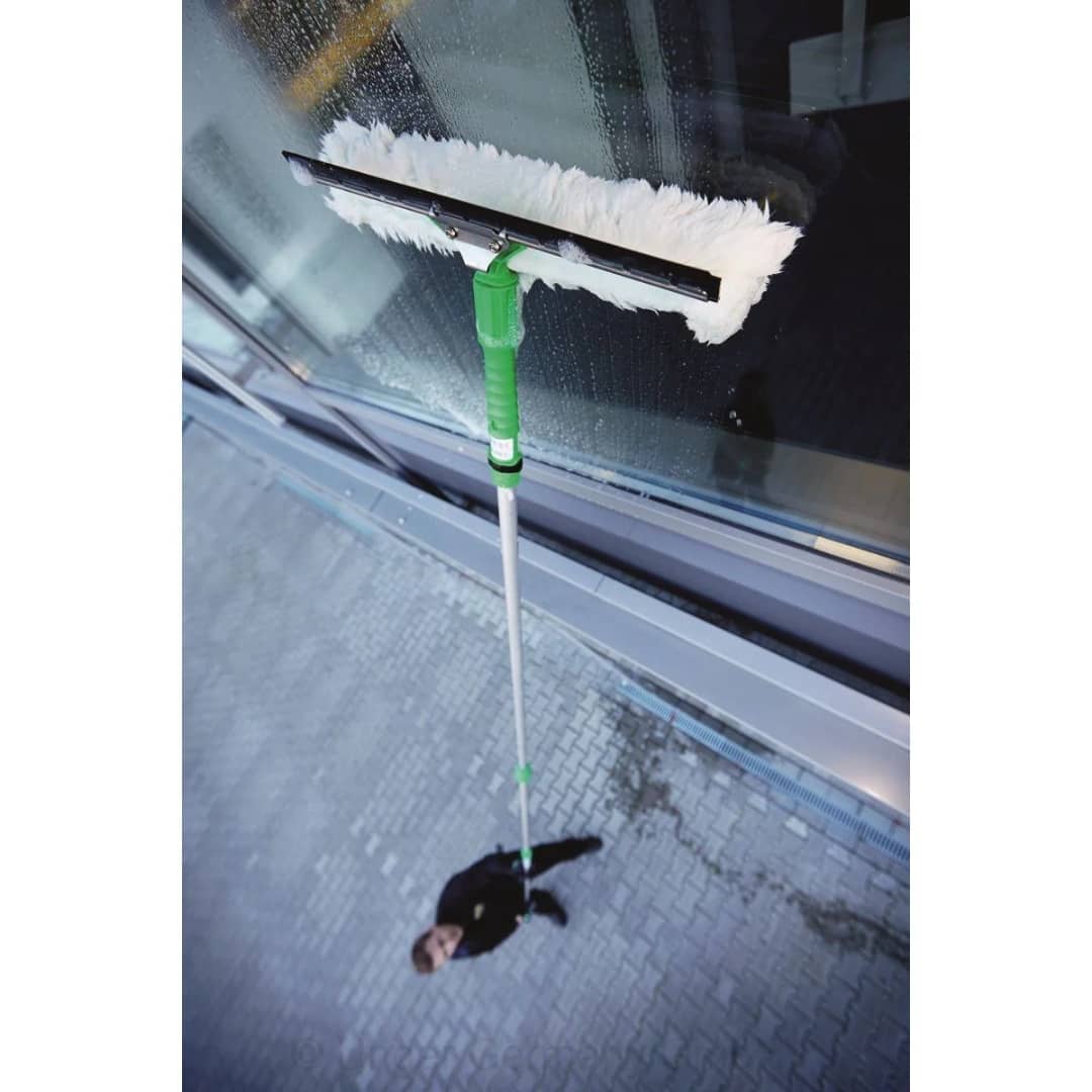 Unger Optiloc Pole 3 Sections 6m (20ft) Extendable Window Cleaning Pole - Professional Telescopic Pole for High Reach Cleaning, Washing Windows, Gutters, and Outdoor Surfaces - Perfect for Home and Commercial Use